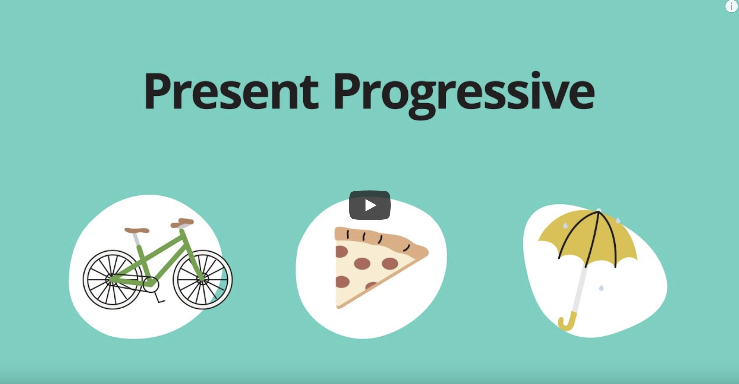 PRESENT PROGRESSIVE